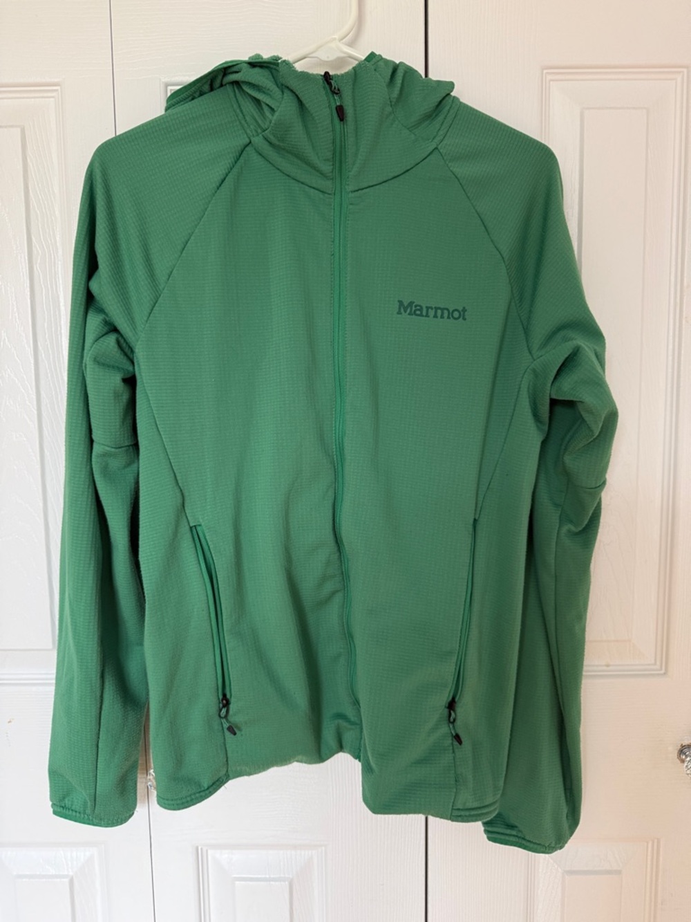 Marmot Green Hooded Full-Zip Sweatshirt